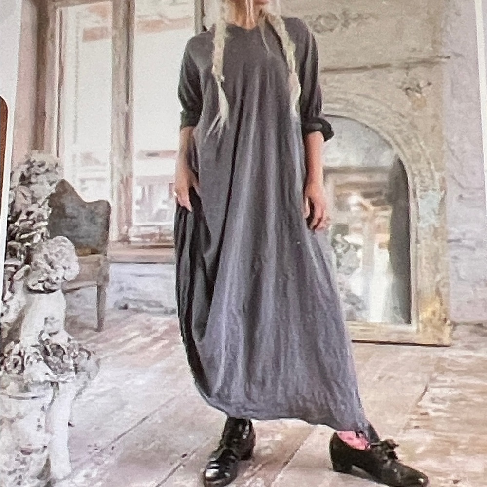 Magnolia Pearl Charcoal Long Sleeve Dress - Picture 7 of 7